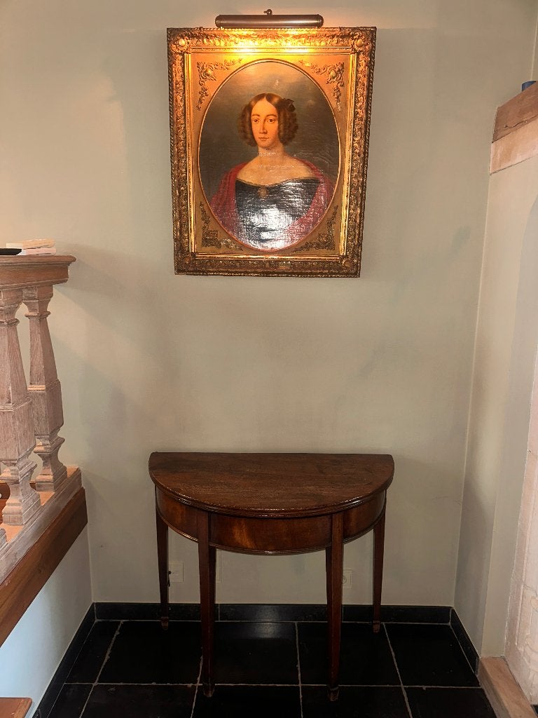 Elegante haltafel/bijzettafel in hout–uitstekende staat (3x), Huis en Inrichting, Ophalen, Hout