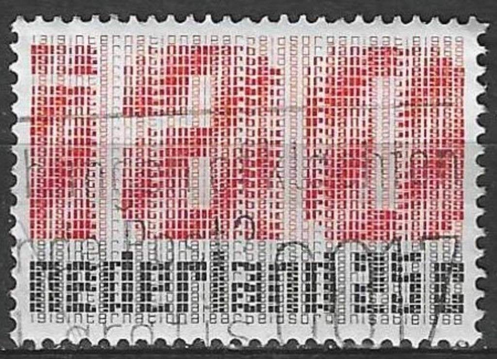 Nederland 1969 - Yvert 886 - Arbeidsorganisatie (ST), Verzenden, Gestempeld
