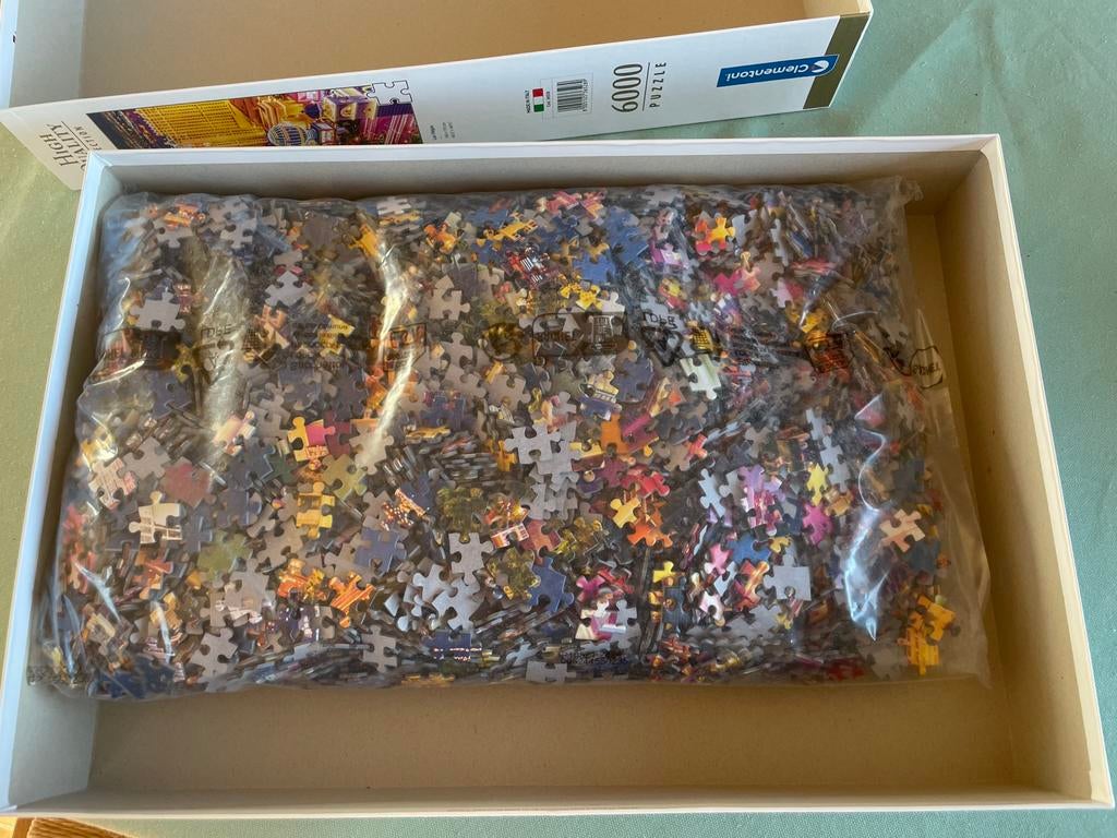 Nieuwe puzzel 6000 stukken (Clementoni - Las Vegas), Ophalen of Verzenden, Meer dan 1500 stukjes, Nieuw, Legpuzzel