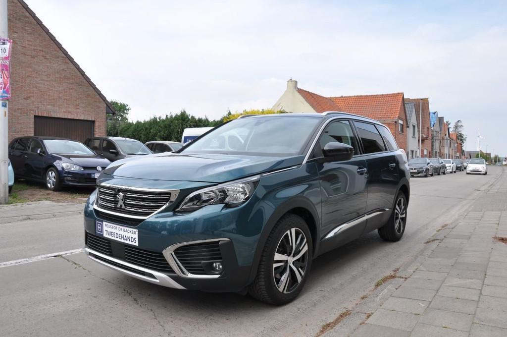 Peugeot 5008 Allure * 7 plaatsen * verw zetels * (bj 2020), Gebruikt, Euro 6, 1199 cc, 7 zetels