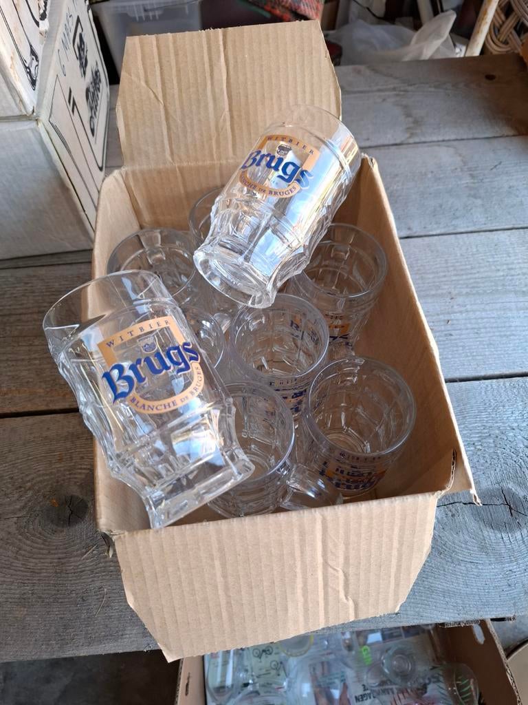 8 Brugse  witbier glazen, Ophalen