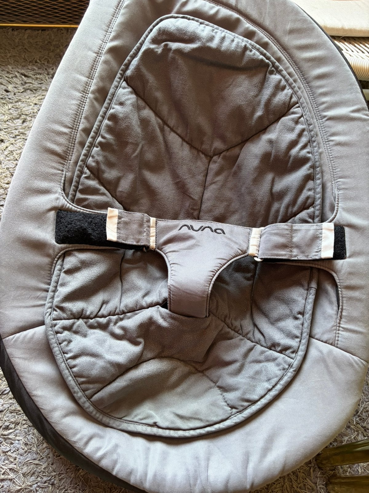 Transat Nuna Leaf gris, Enlèvement, Comme neuf, Chaise rebondissante