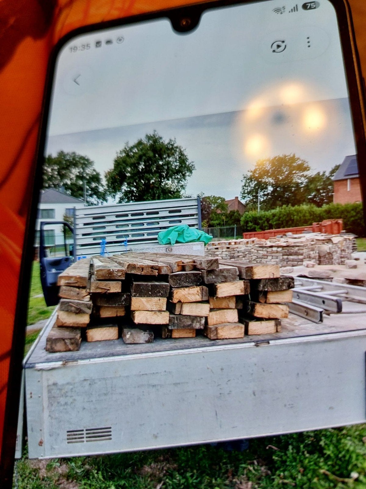 houten bruggen, Doe-het-zelf en Bouw, Ophalen, Gebruikt, Balk, Overige houtsoorten