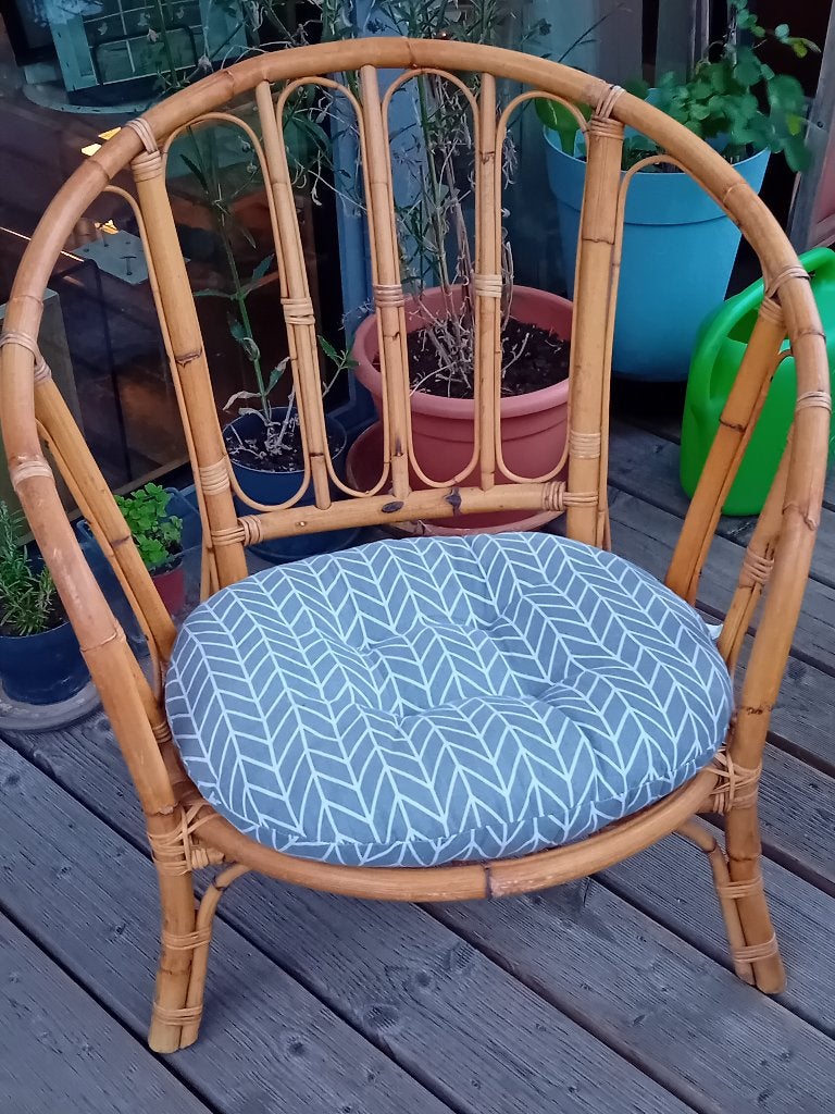 Chaise , siège en rotin, Enlèvement, Utilisé, Rotin
