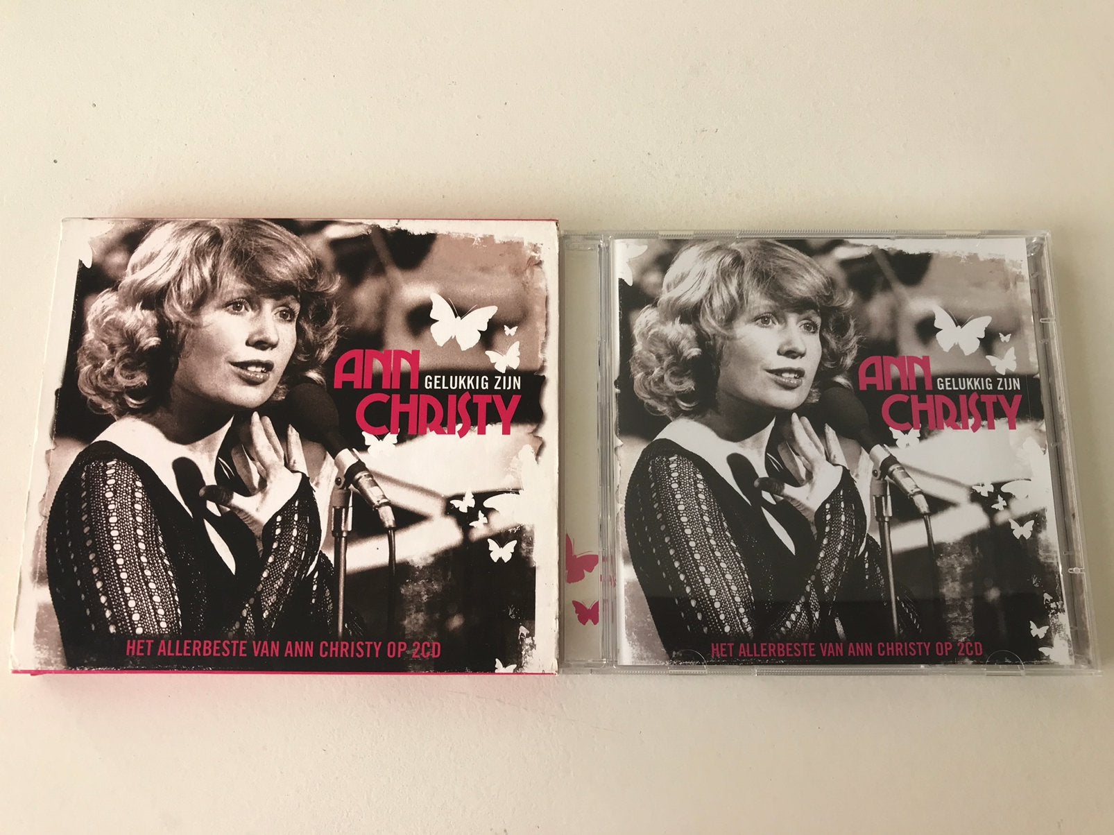 2 cd Ann Christy Gelukkig zijn in kartonnen beschermhoes, Cd's en Dvd's, Cd's | Nederlandstalig, Ophalen of Verzenden, Zo goed als nieuw