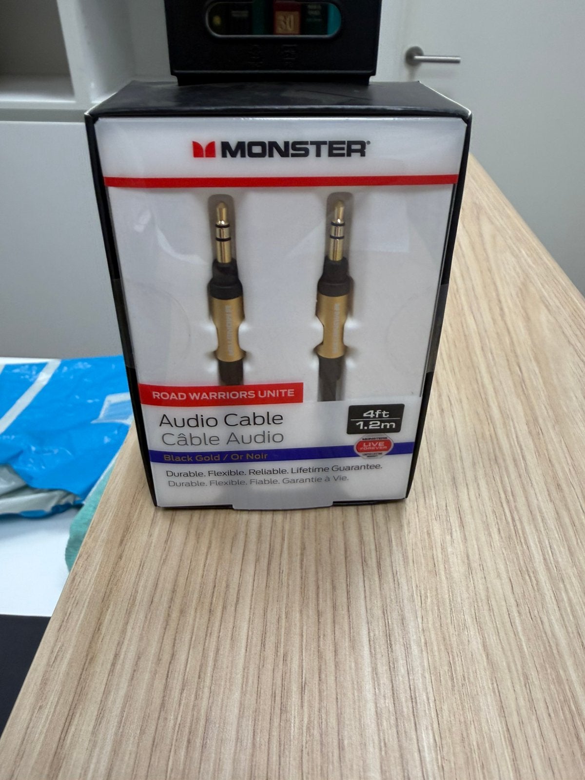 Monster 3.5mm Audio Kabel 1.2m - 5 Stuks, Ophalen of Verzenden, Zo goed als nieuw, Minder dan 2 meter, Overige kabels