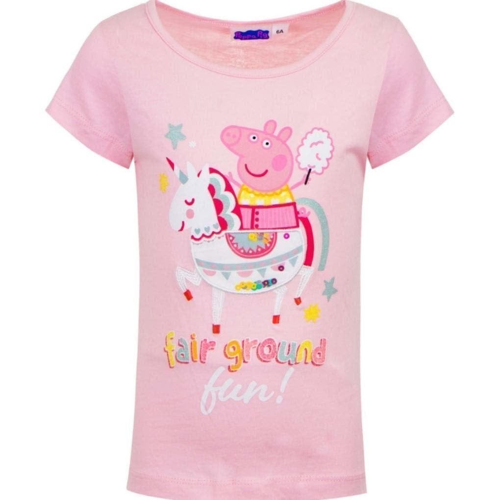 Peppa Pig Unicorn T-shirt - Roze - Maat 116 - Katoen, Kinderen en Baby's, Kinderkleding | Maat 116, Meisje, Nieuw, Ophalen of Verzenden