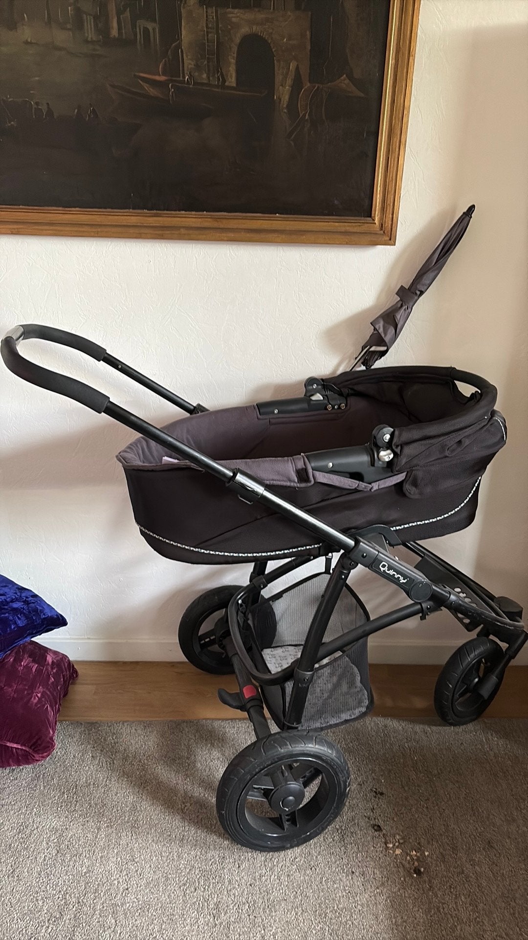 Quinny buggy en maxi cosi en bed en stoel en ververstafel, Kinderen en Baby's, Ophalen, Zo goed als nieuw, Quinny