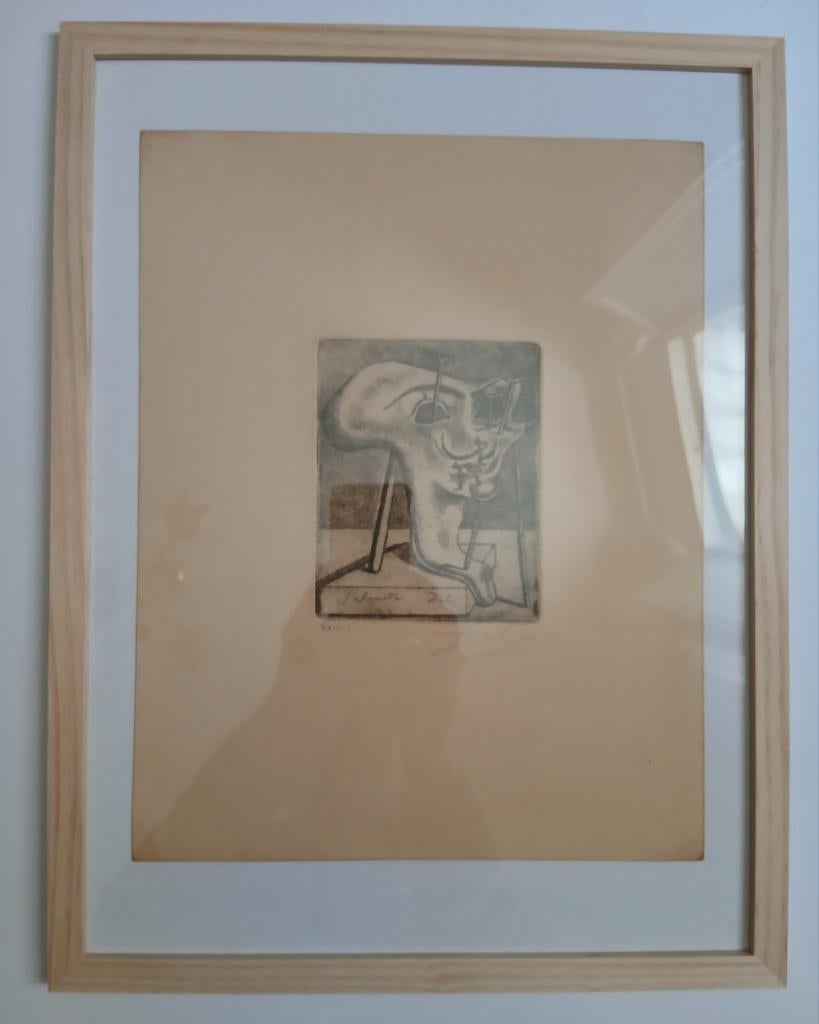 Salvador Dalí, Antiek en Kunst, Ophalen of Verzenden, Ets