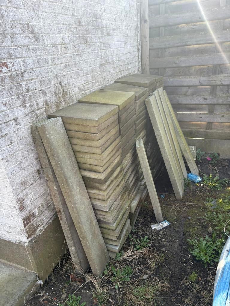 Tuintegels aan spot prijs alles moet weg, Tuin en Terras, Ophalen, Gebruikt