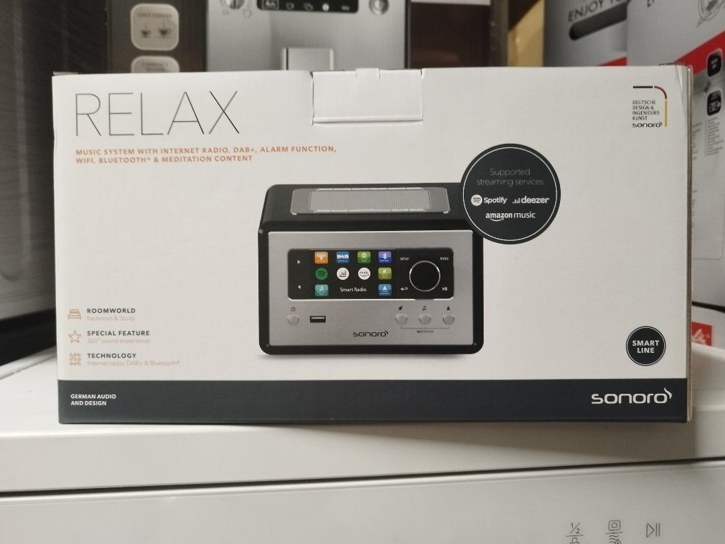 Radio intelligente Sonoro RELAX - Internet, Bluetooth - DAB+