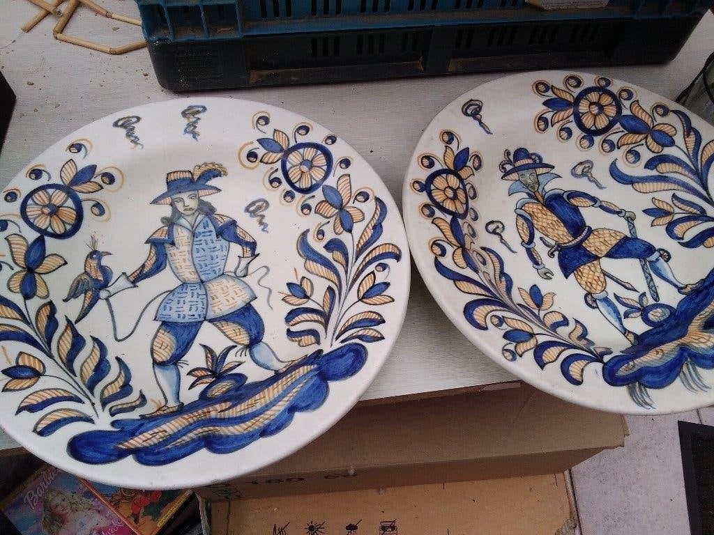 2 sierborden, Antiek en Kunst, Ophalen of Verzenden
