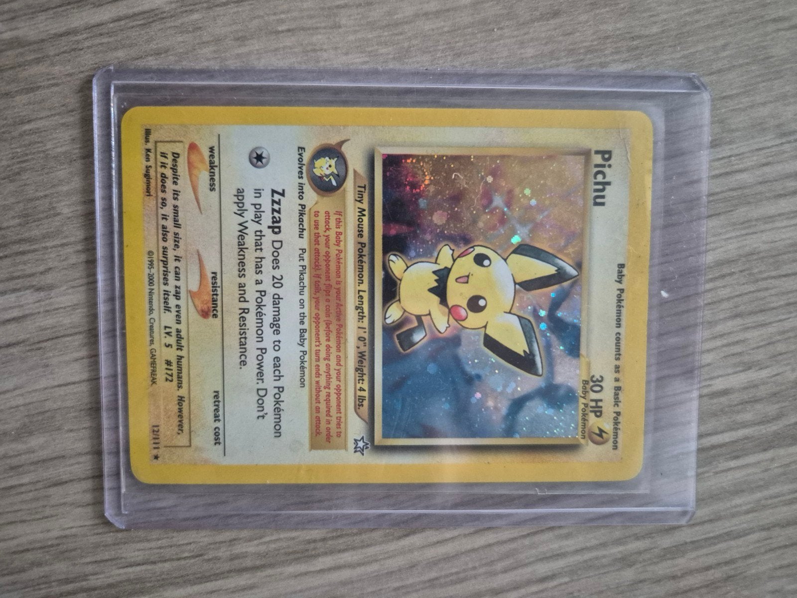 Holo Pichu te koop !, Ophalen of Verzenden