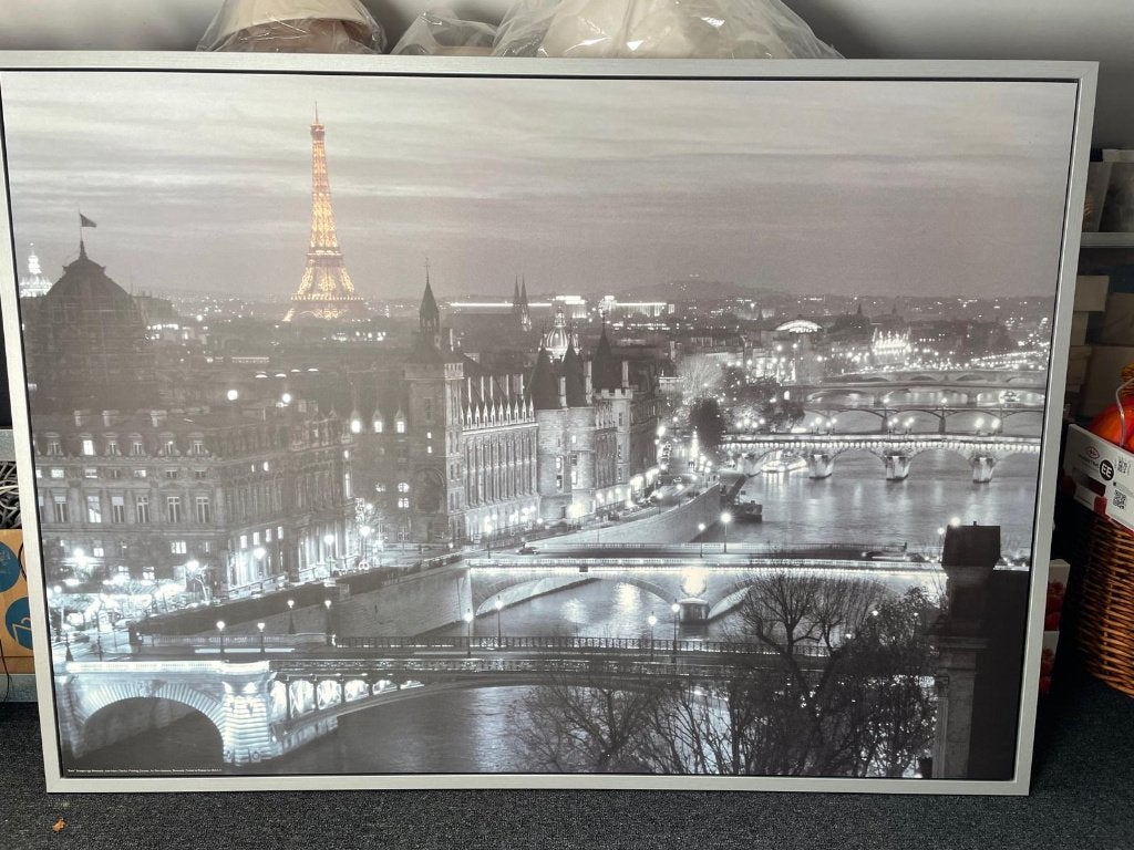 Ingelijste foto Parijs, Huis en Inrichting, Ophalen, 140 cm, Nieuw, 100 cm