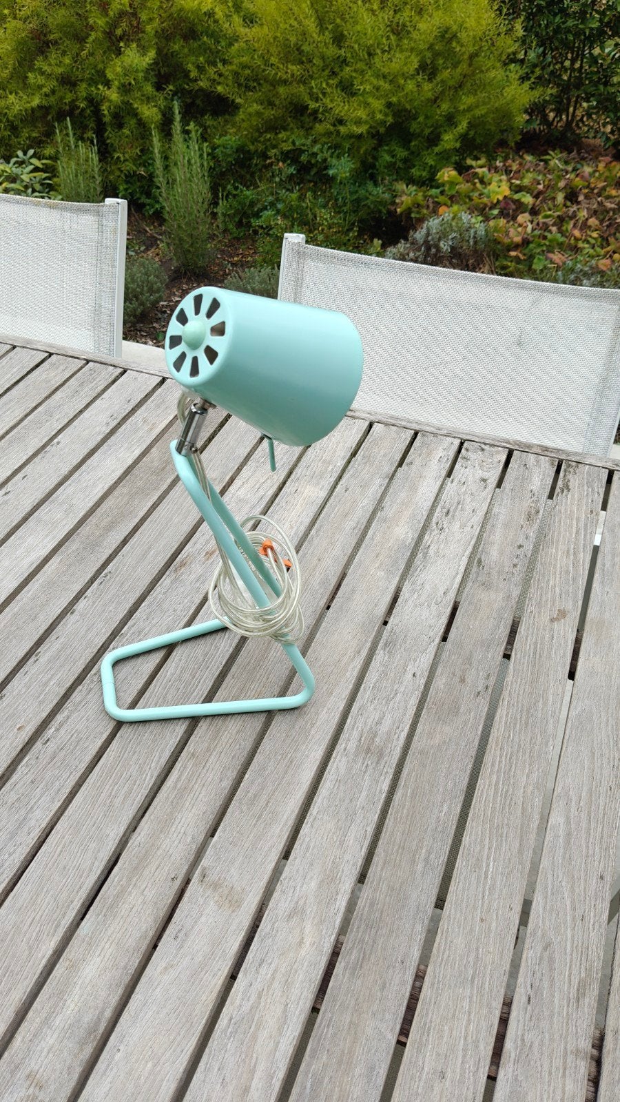 retro spotje appelblauwzeegroen, Huis en Inrichting, Lampen | Spots, Ophalen