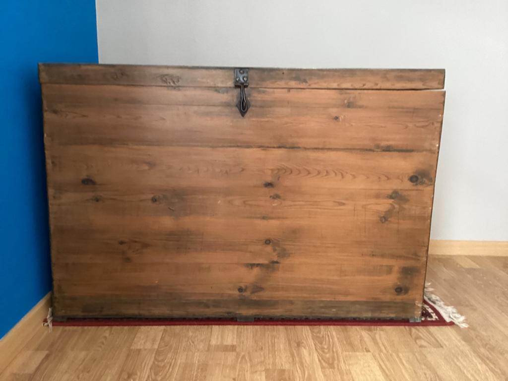 Houten kist., Antiek en Kunst, Ophalen