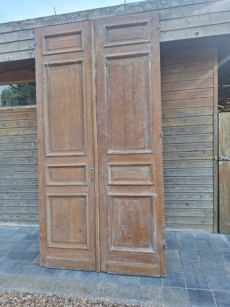 dubbele hoge deur herenhuis, Porte intérieure, Enlèvement, 120 cm ou plus, Bois