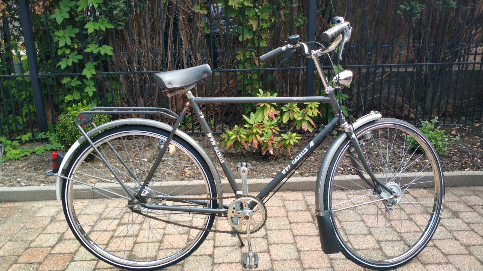 klassieke herenfiets kotfiets, Vélos & Vélomoteurs, Enlèvement, Gazelle, Vitesses