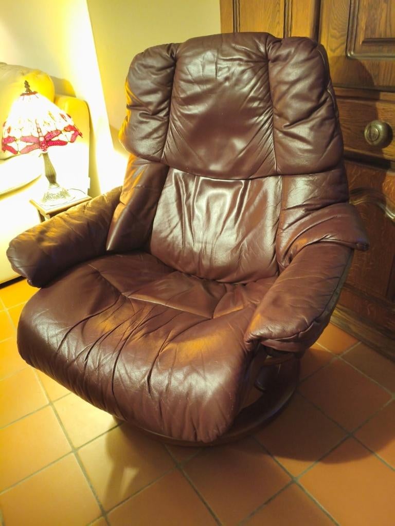 Canapé en cuir Relax, Moins de 75 cm, Moins de 150 cm, Une personne, Enlèvement