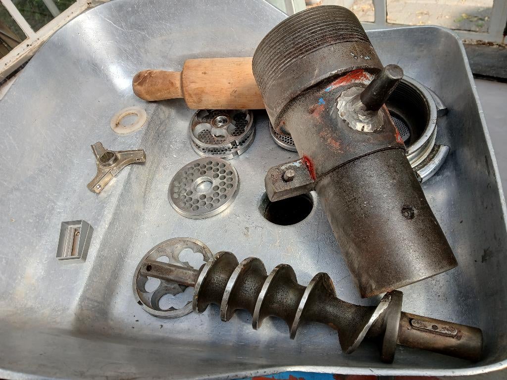 Vleesmolen, Ophalen, Gebruikt, Bakkerij en Slagerij