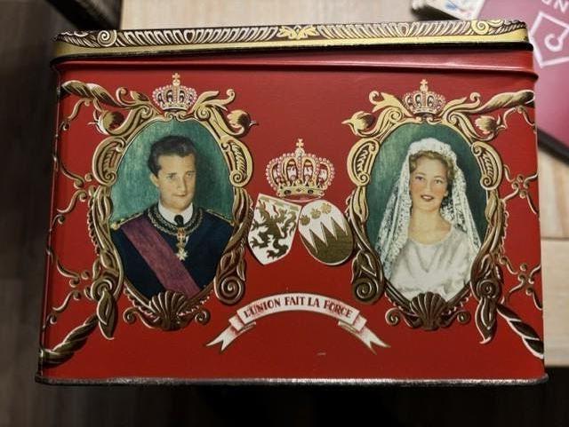 boite métallique mariage Prince Albert & Princesse Paola, Verzamelen, Blikken, Ophalen, Zo goed als nieuw, Overige