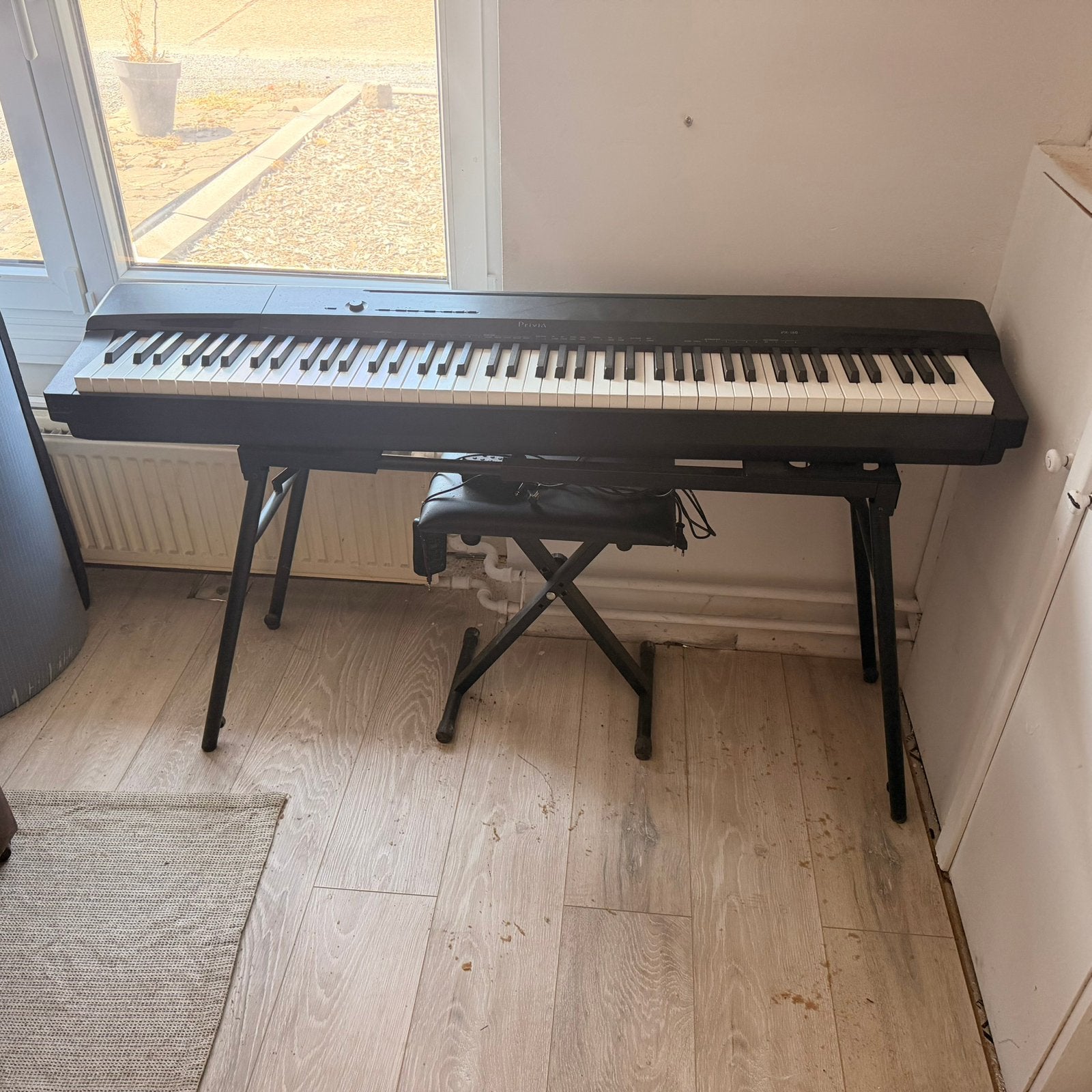 Casio PX-160 elektronische piano, Muziek en Instrumenten, Piano's, Ophalen, Gebruikt, Zwart, Piano