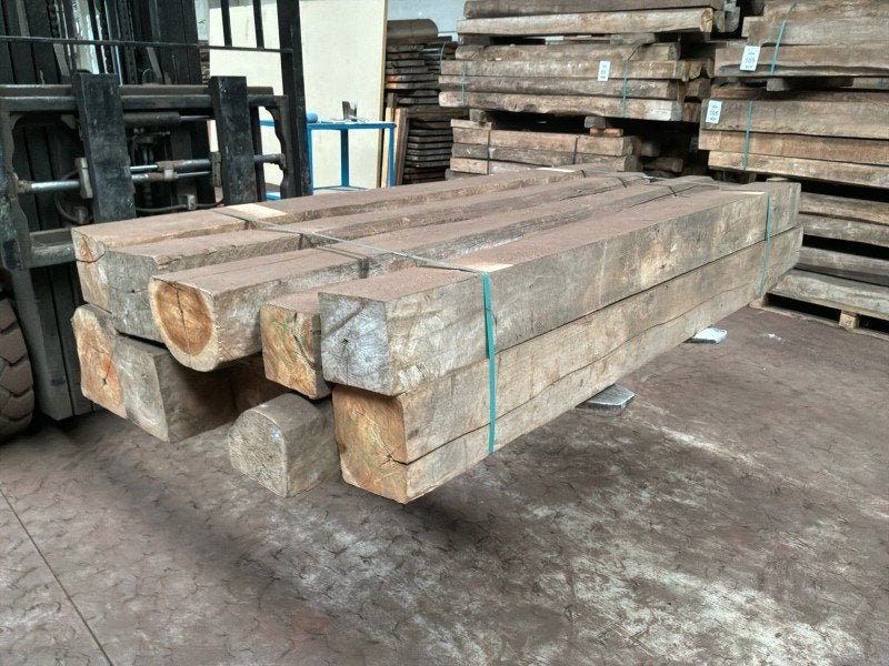 Balken in Teak hout (10x), Zakelijke goederen