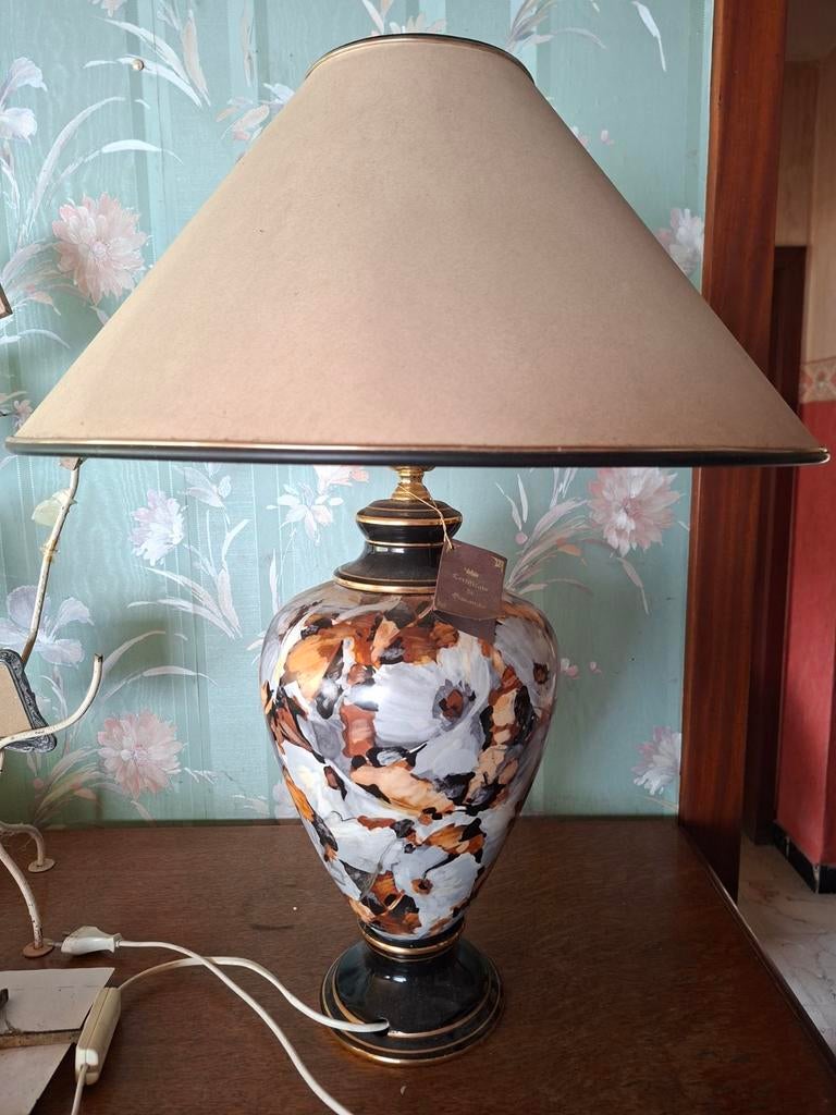 Porseleinen lamp Capodimonte met certificato di garanzia, Enlèvement