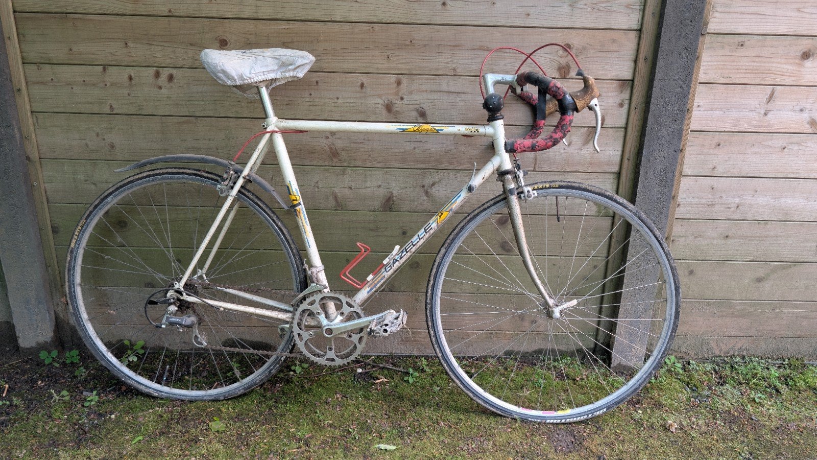 Vintage koersfiets, Ophalen, Gebruikt, Velgrem, Gazelle