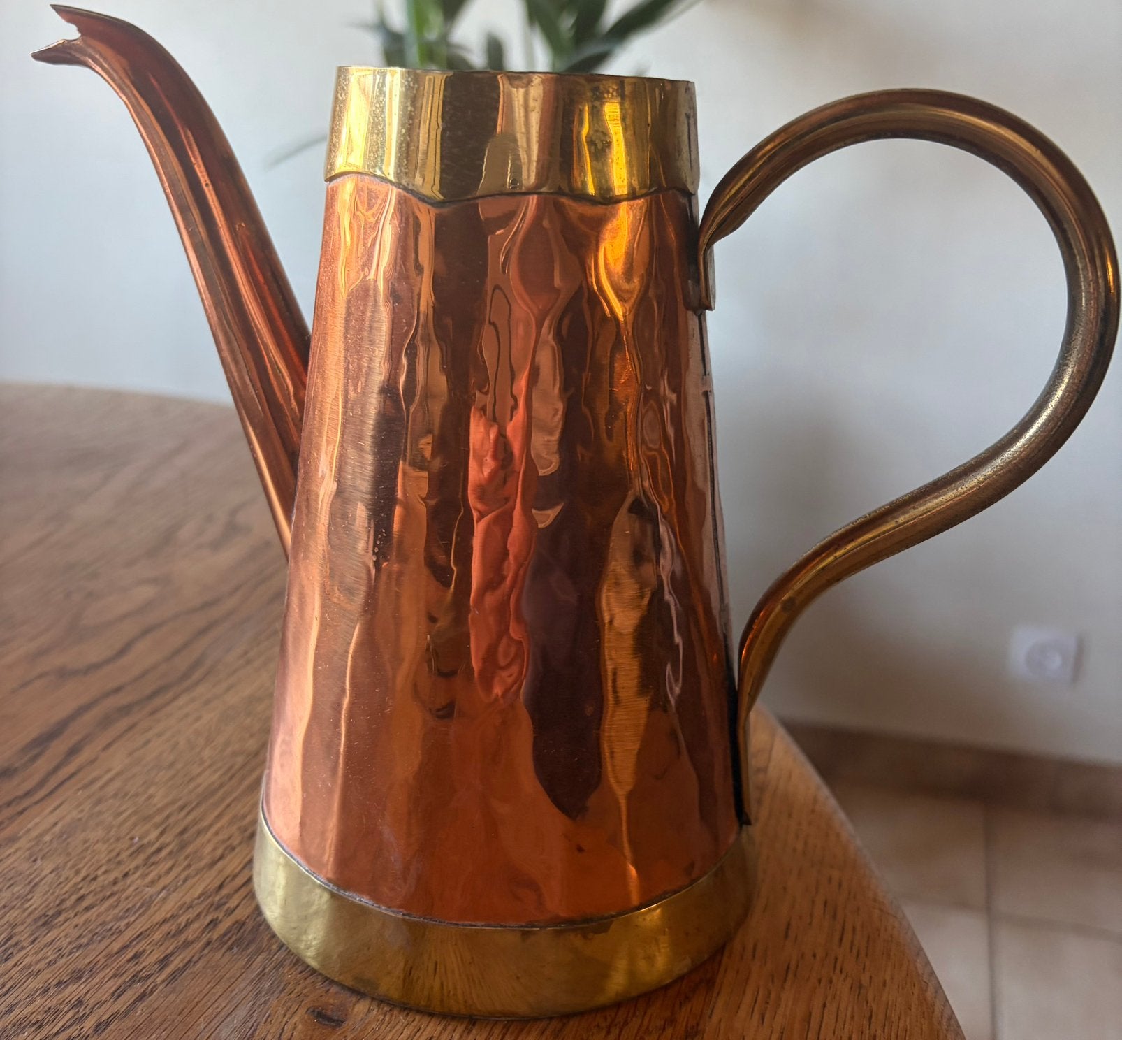 Te koop vintage koperen koffiepot, Ophalen of Verzenden
