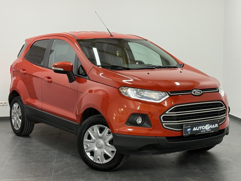 Ford EcoSport 1.5 TDCi 4x2 Euro5b - 1erMain - Carnet, Rouge, Euro 5, Achat, Noir
