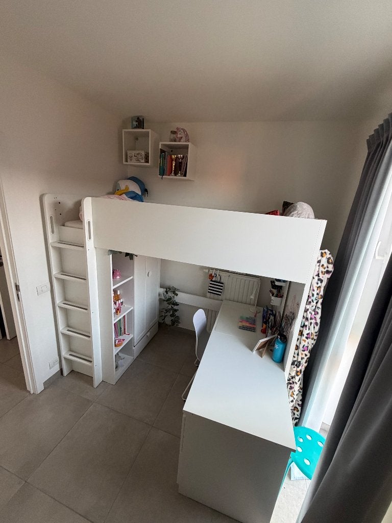 Hoogslaper met bureau, Ophalen, Zo goed als nieuw, Hoogslaper