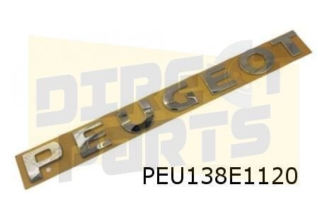 Peugeot Boxer (6/14-) embleem tekst "Peugeot" achterzijde Or, -, -, Nieuw, Ophalen of Verzenden