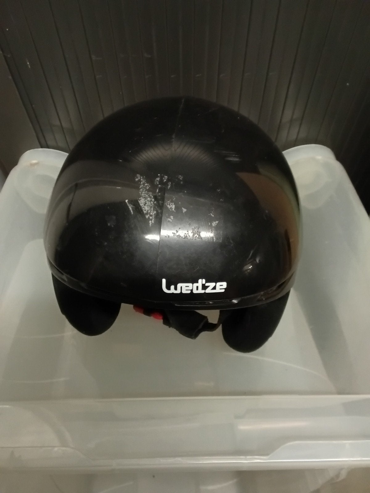 Casque de sport hiver Wed'ze noir 56-58 cm, Enlèvement, Utilisé, Autres marques