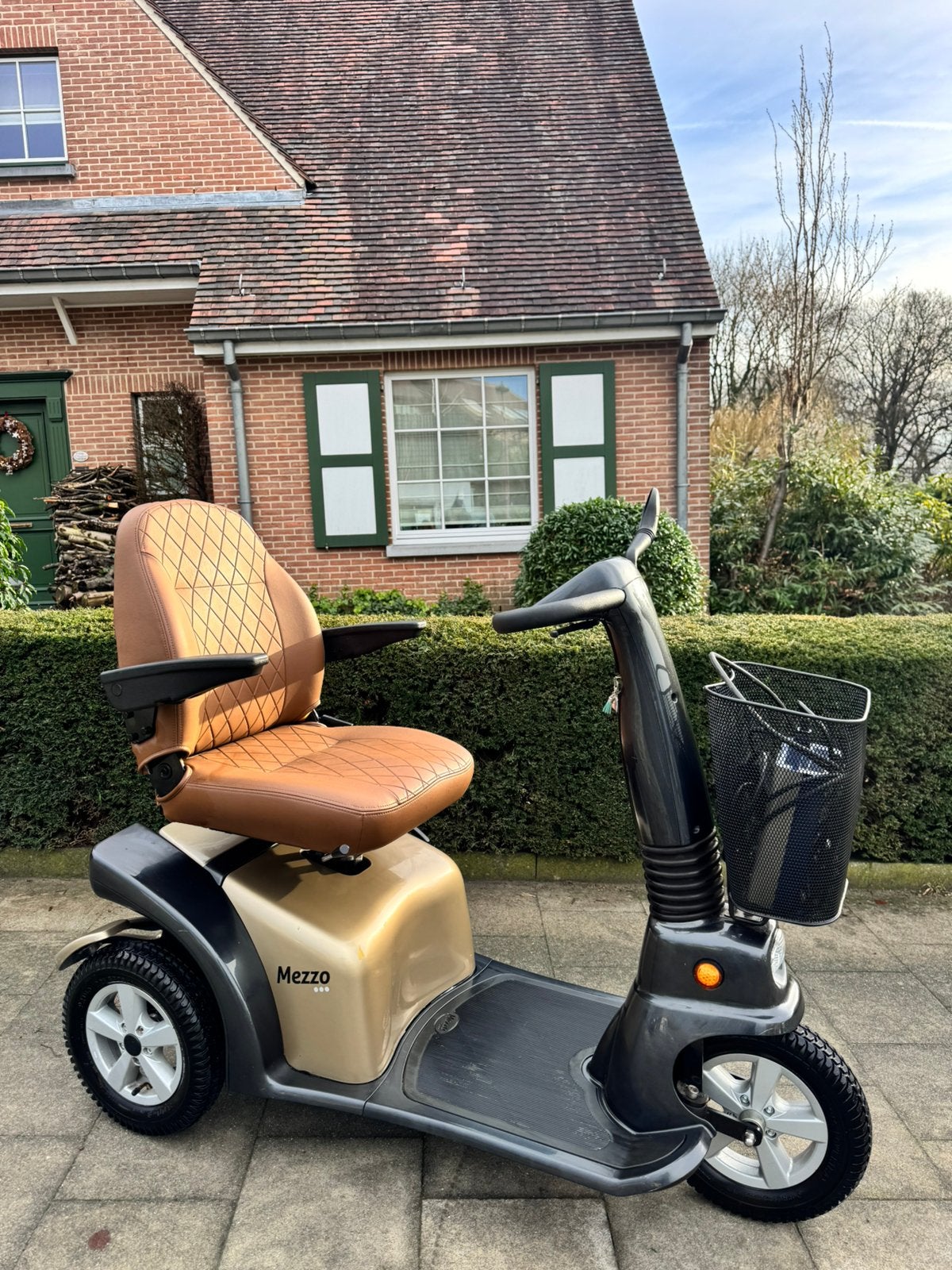 Life & Mobility Mezzo Elegance Prachtig Invalide Scootmobiel, Ophalen of Verzenden, Inklapbaar, Zo goed als nieuw, Elektrische rolstoel