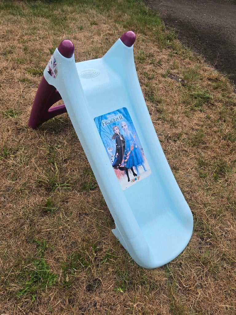 Glijbaan Smoby XS Frozen, Ophalen, Zo goed als nieuw, Glijbaan