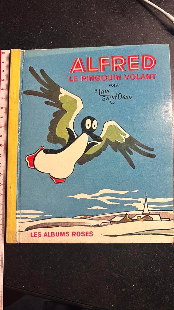 Livre ‘ALFRED le pingouin volant’ 1953, Antiek en Kunst, Ophalen of Verzenden