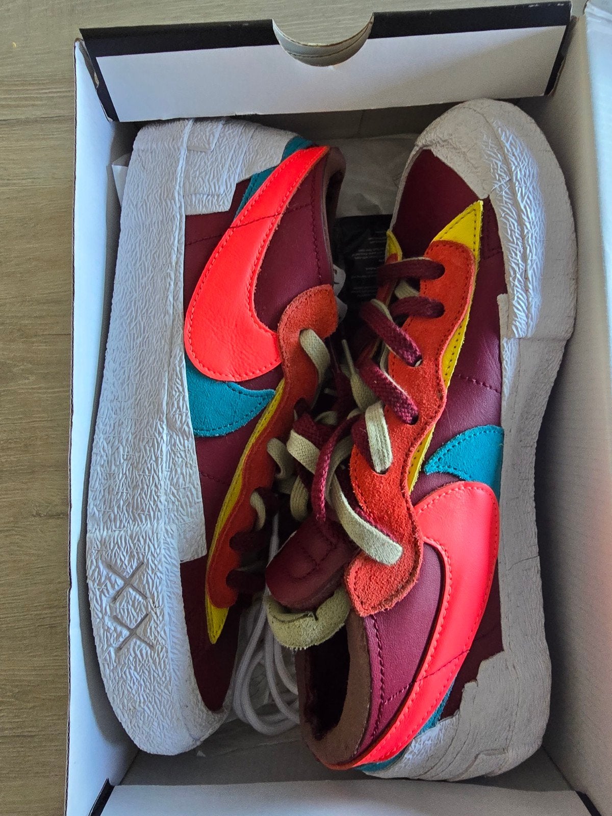 Nike x Sacai x KAWS, Ophalen of Verzenden, Blauw, Sneakers