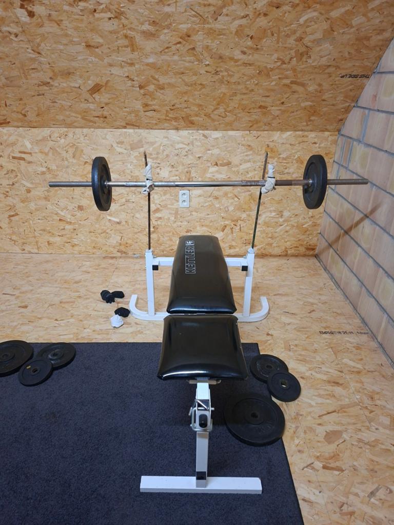 Fitnessbankje Kettler verstelbaar, Ophalen