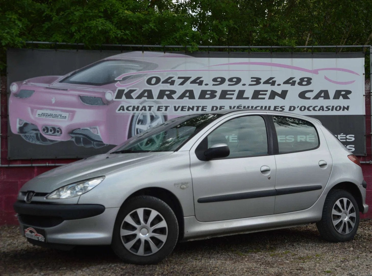 Peugeot 206 1.4 HDi Enfant Terrible, Autos, Peugeot, Argent ou Gris, Achat, 50 kW, Entreprise