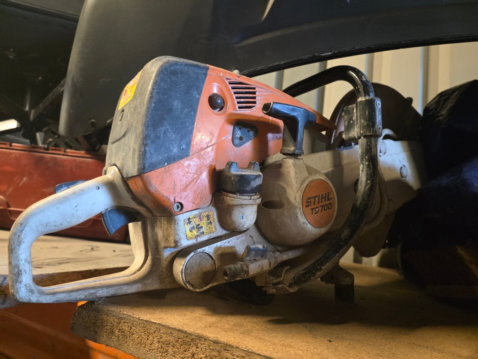 Stihl TS700 - Doorslijper / Steenzaag, Ophalen