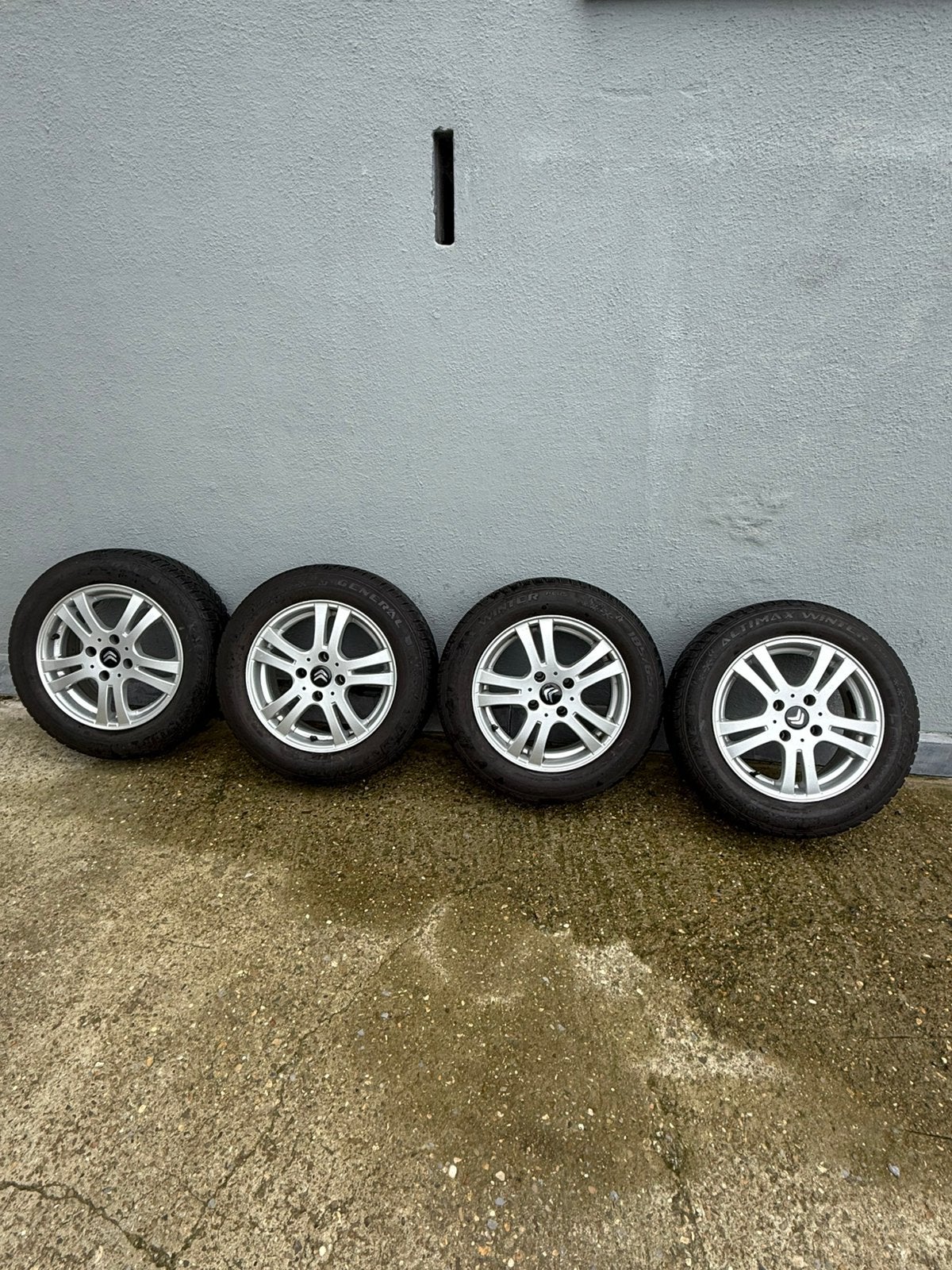 Set citroen velgen R15 + winterband, Auto-onderdelen, Ophalen, 15 inch, Banden en Velgen, Nieuw