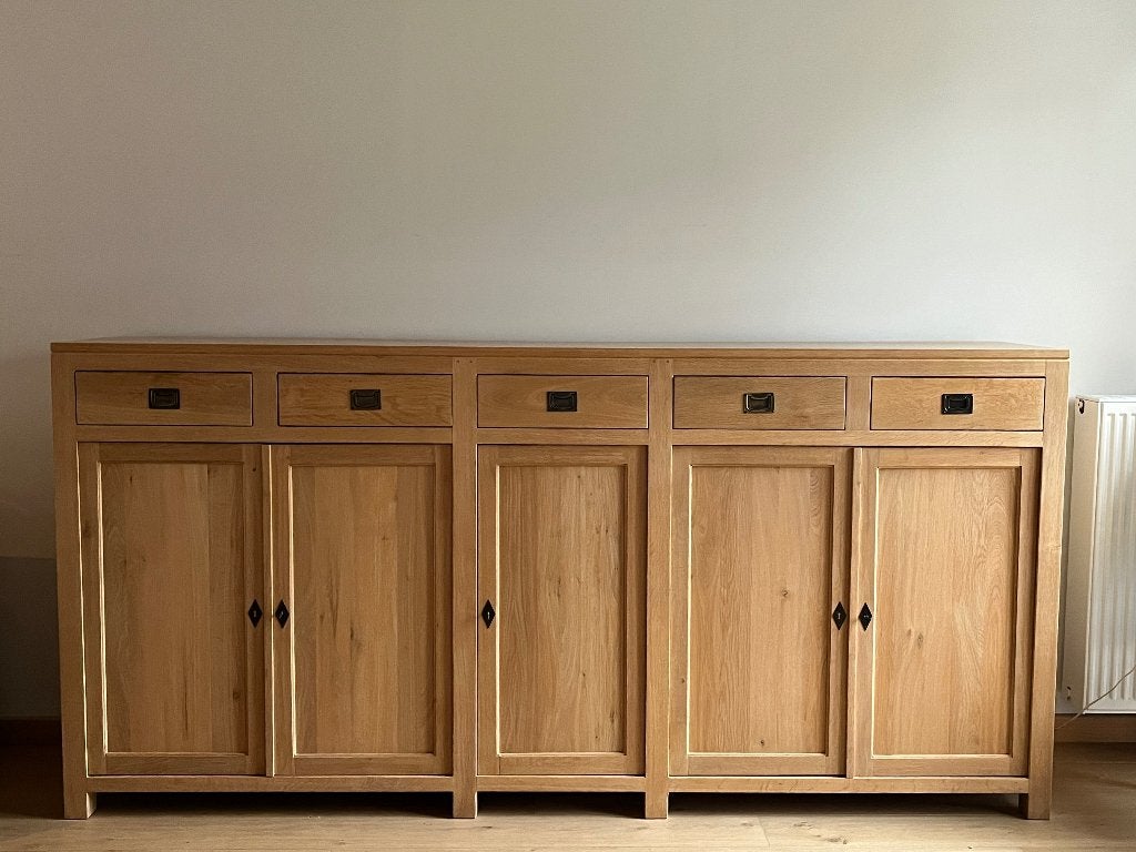 eetkamer in eik te koop, Ophalen, Nieuw, Modern, landelijk, 4 tot 6 stoelen