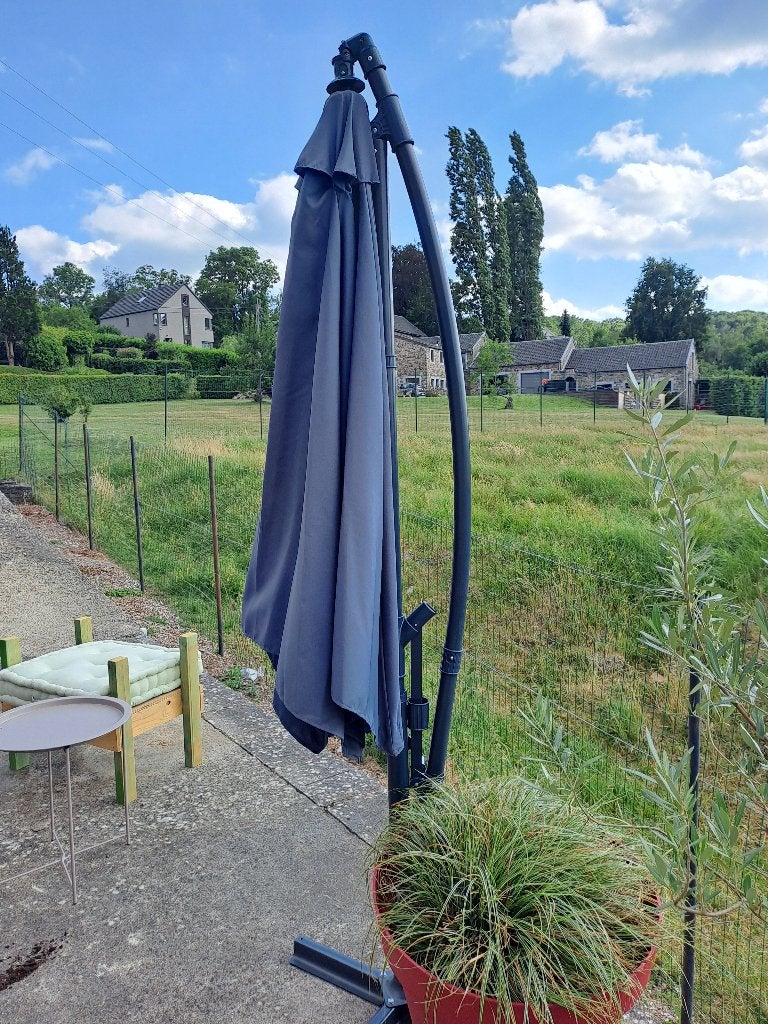 Parasol, Jardin & Terrasse, Enlèvement, Comme neuf, Parasol sur pied, Étanche