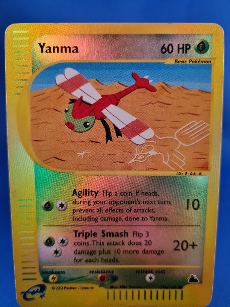 Yanma 116/144 - Skyridge (Reverse Holo), Envoi, Utilisé