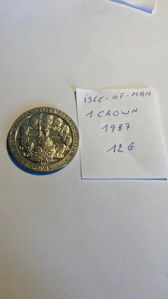 Munt Isle of man, Postzegels en Munten, Verzenden