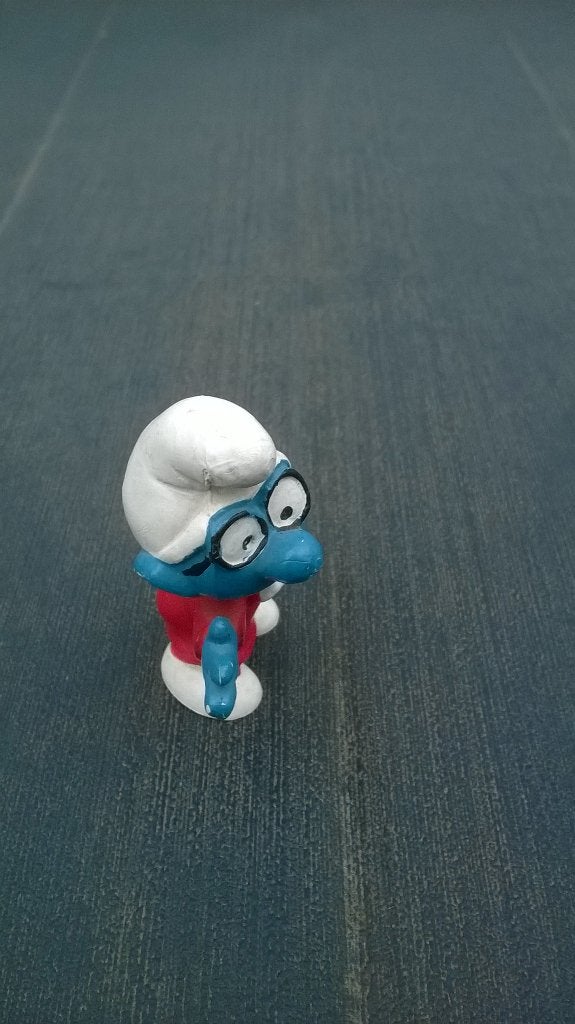 Schtroumpf avocat 2.0016, Collections, Enlèvement ou Envoi, Utilisé, Schtroumpf à Lunettes, Poupée, Figurine ou Peluche