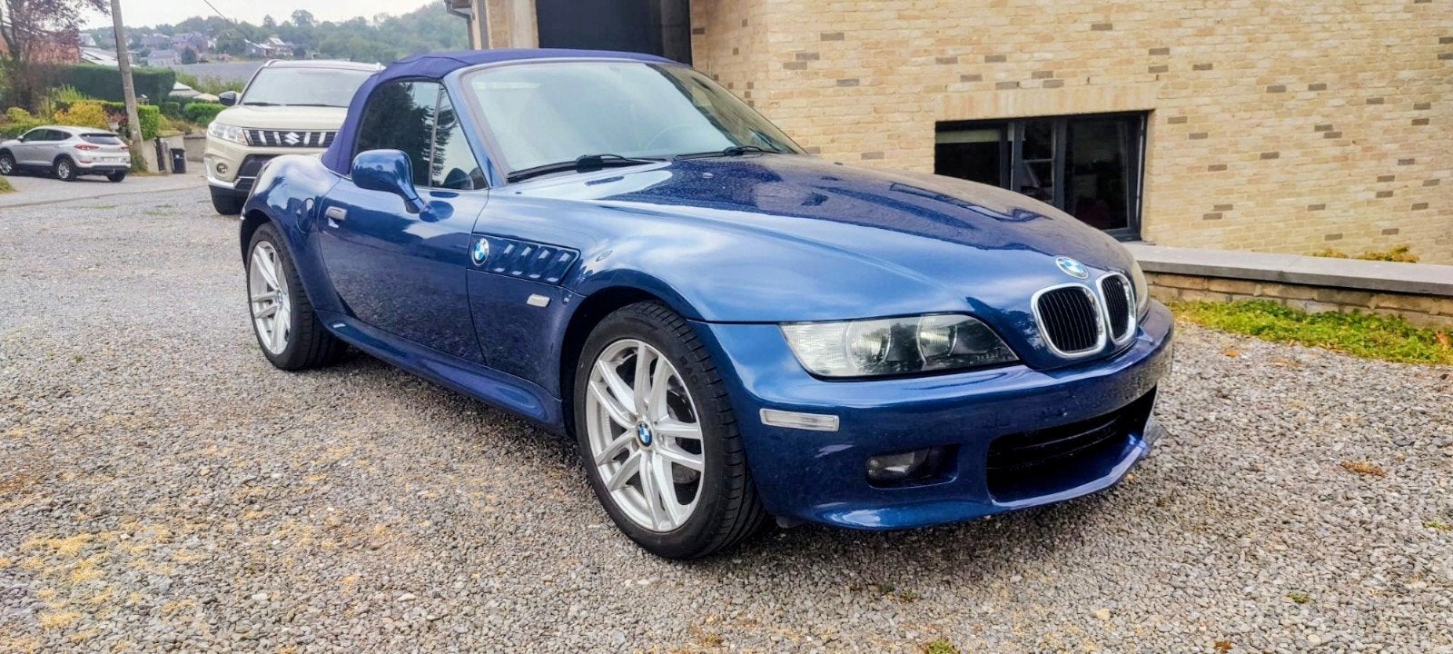 Bmw Z3 2.2i 170cv 6cyl, 96mkms, carnet+carpass, super état !, Auto's, Achterwielaandrijving, Zwart, Cabriolet, Blauw