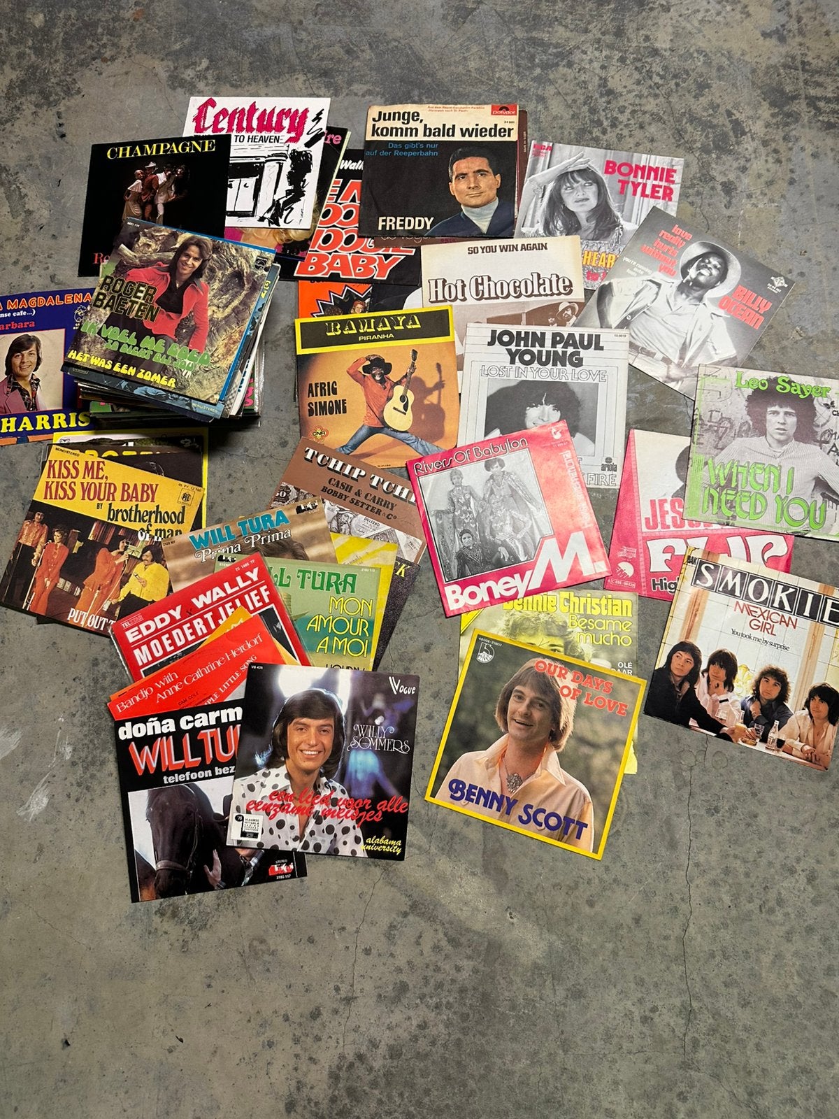 Lot van vinyl singles, Cd's en Dvd's, Ophalen of Verzenden, Zo goed als nieuw