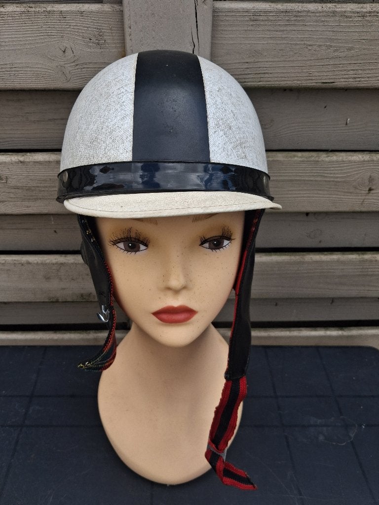 vieux casque de cyclomoteur... LEVIOR... 50-60, Enlèvement ou Envoi, Comme neuf, Levior